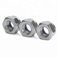 Stainless Steel SS304 Hex Nylon Insert Lock Nut DIN985